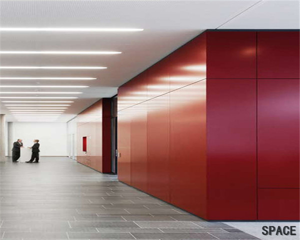 永州挂板隔断墙，金属挂板隔断